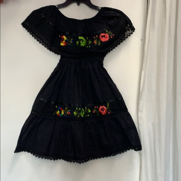 black mexican dress